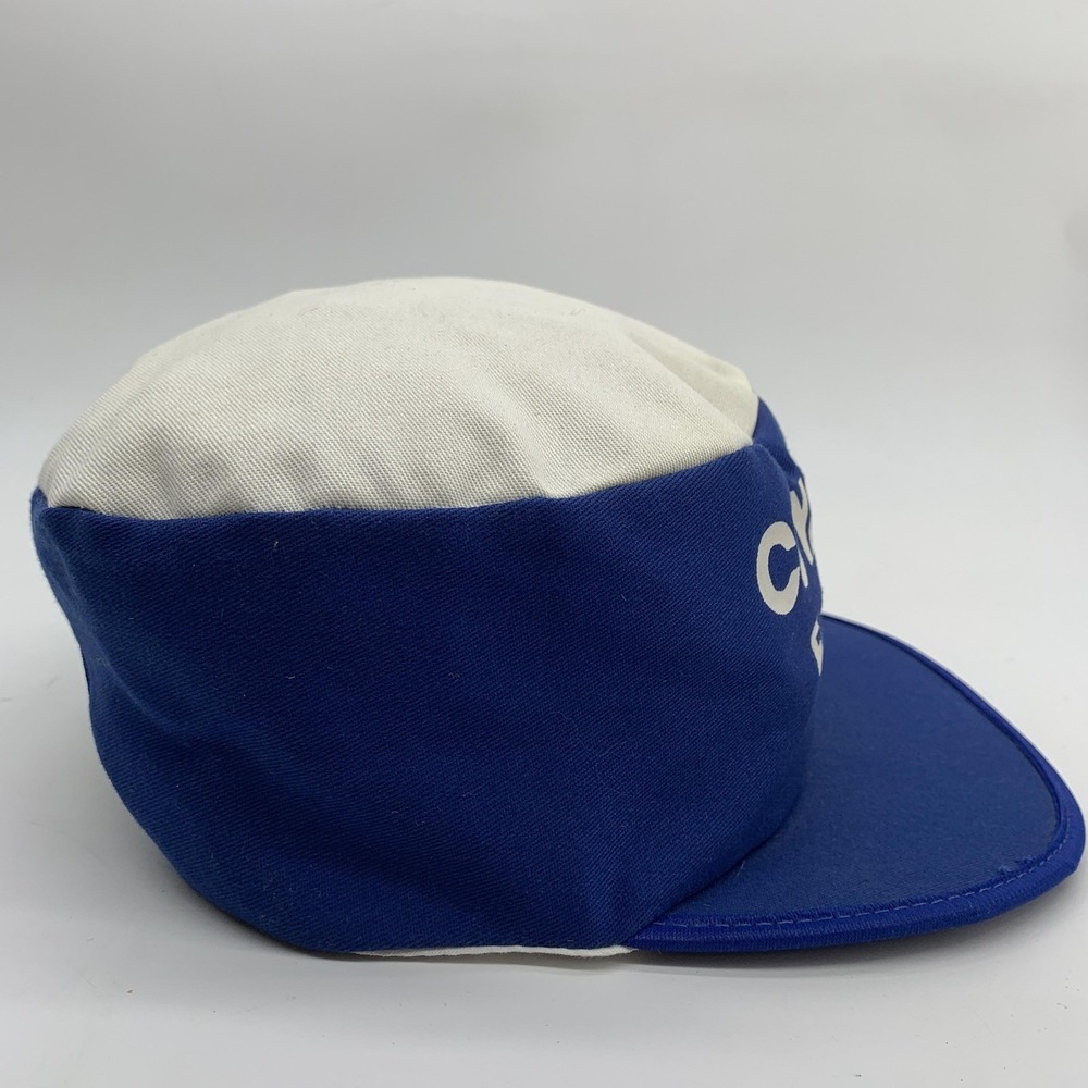Vintage 1989 Cuyamaca 50K Run Hat Painters Hat Snap Back Blue Challenger Caps - Picture 3 of 8